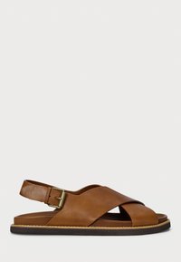 ZANE LEATHER SANDAL - Sandale - tan
