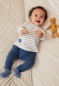Next 2 PIECE SET - Leggings - blue white bunny
