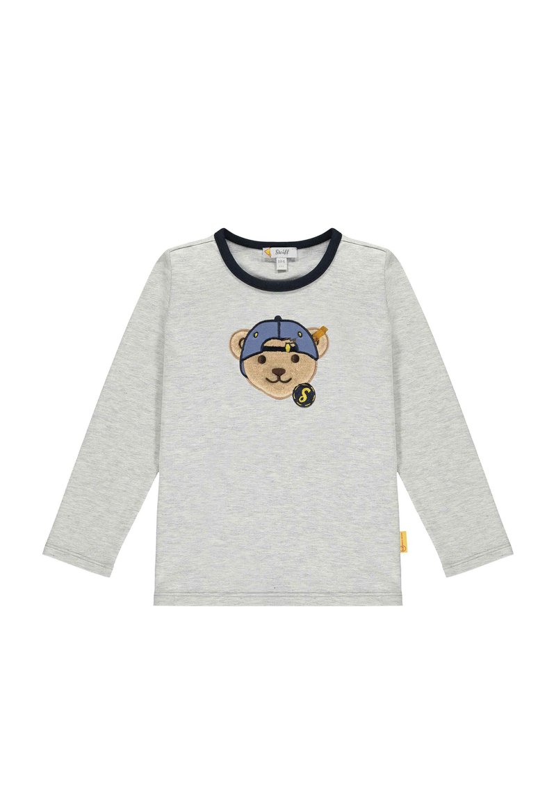 Steiff T-shirt print lichtgrijs Steiff T-shirt print lichtgrijs