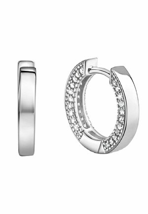 Earrings - silbergraue farbe
