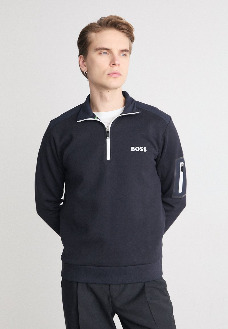 BOSS Men's Sweatshirt Blue