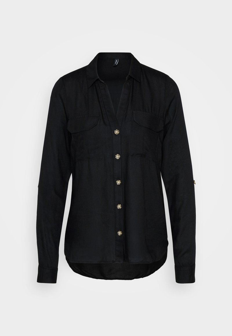 Vero Moda Tall Overhemdblouse zwart