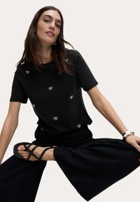 Marks & Spencer EMBELLISHED  - T-shirts print - black