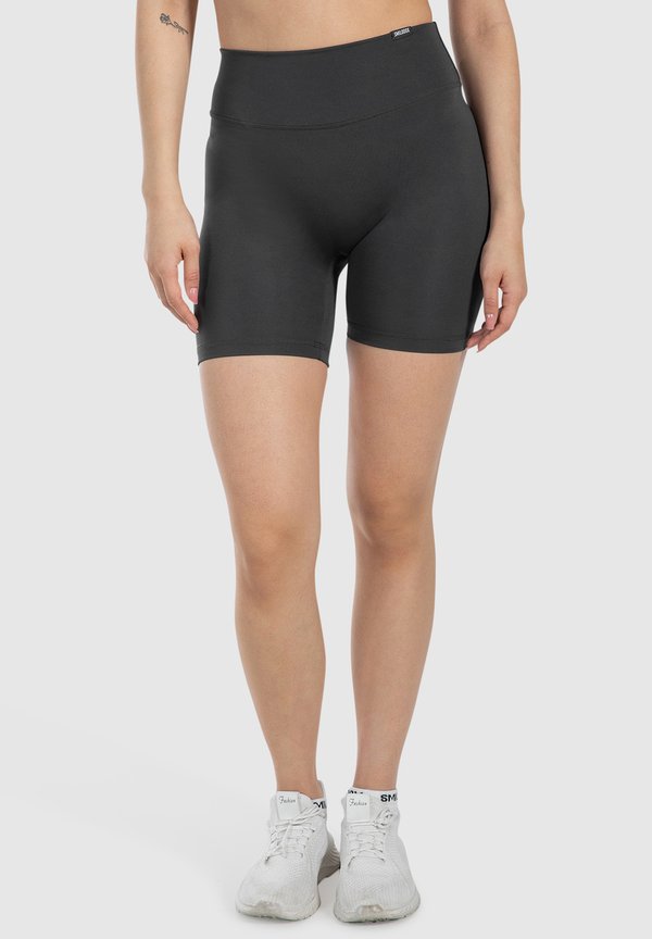 HIGH WAIST YOGA AND PILATES SHORTS ETTY - Shorts - anthrazit