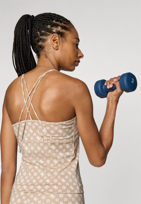 PEONY LOGOMANIA ACTIVE - Top - beige2