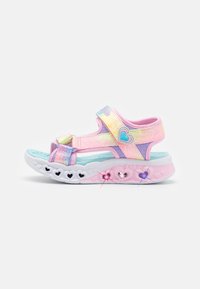 Skechers FLUTTER HEARTS Sandals light pink/multi-coloured