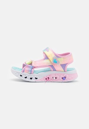 FLUTTER HEARTS  - Sandals - light pink/multi-coloured