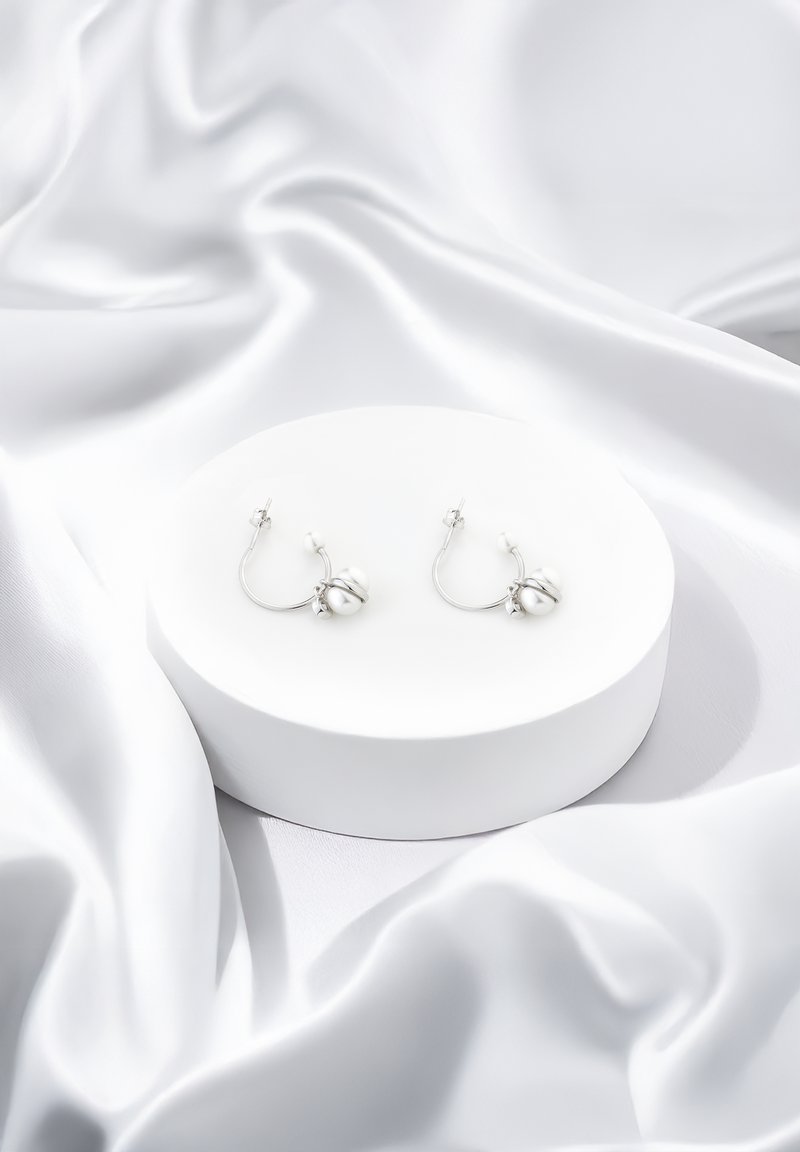Sofia Milani PEARL - Orecchini - silver coloured/argentato