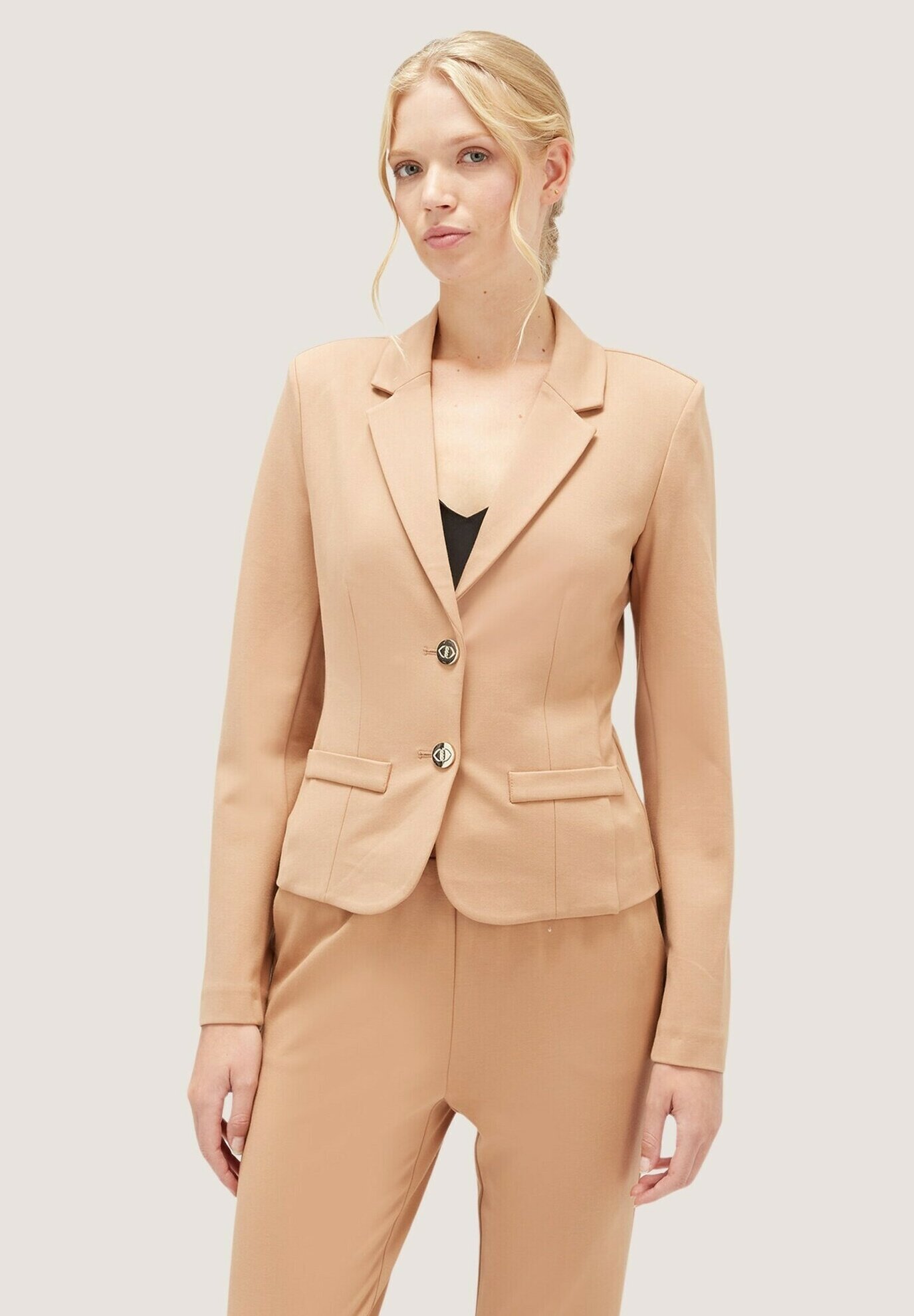 Motivi MONOPETTO IN PUNTO MILANO Blazer beige