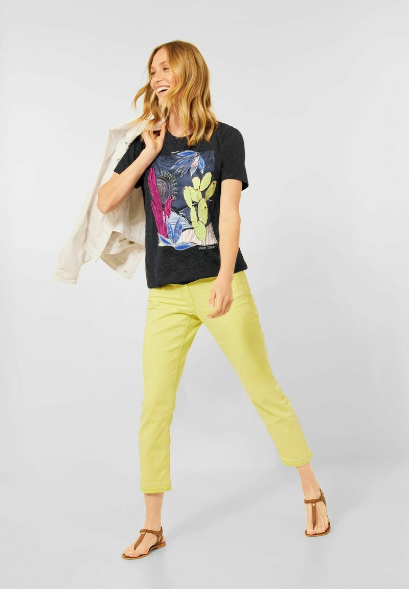 Damen T-Shirts | Cecil T-Shirt print grau - HP21621 Damen T-Shirts | Cecil T-Shirt print grau - HP21621
