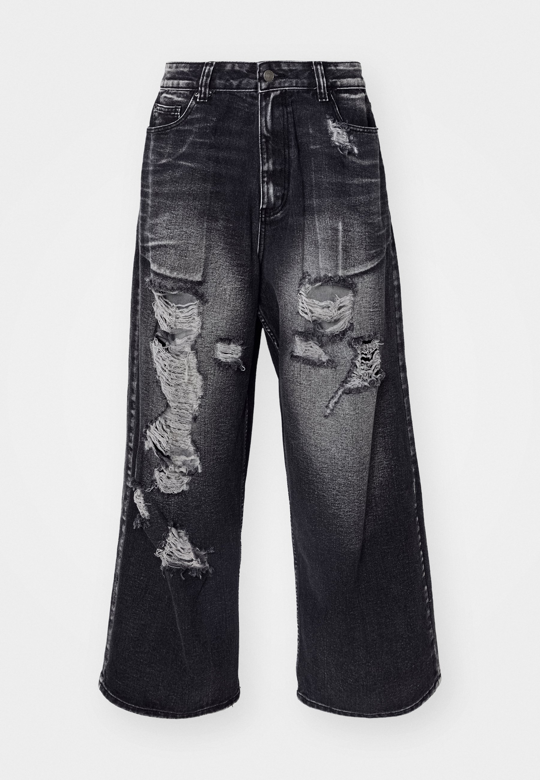 パンツ Jaded London black white baggy denim w30 jaded london black バギーデニム W30