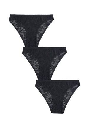 Next HIGH LEG FIT - ALL OVER NO VPL - Nohavičky/Slipy - black