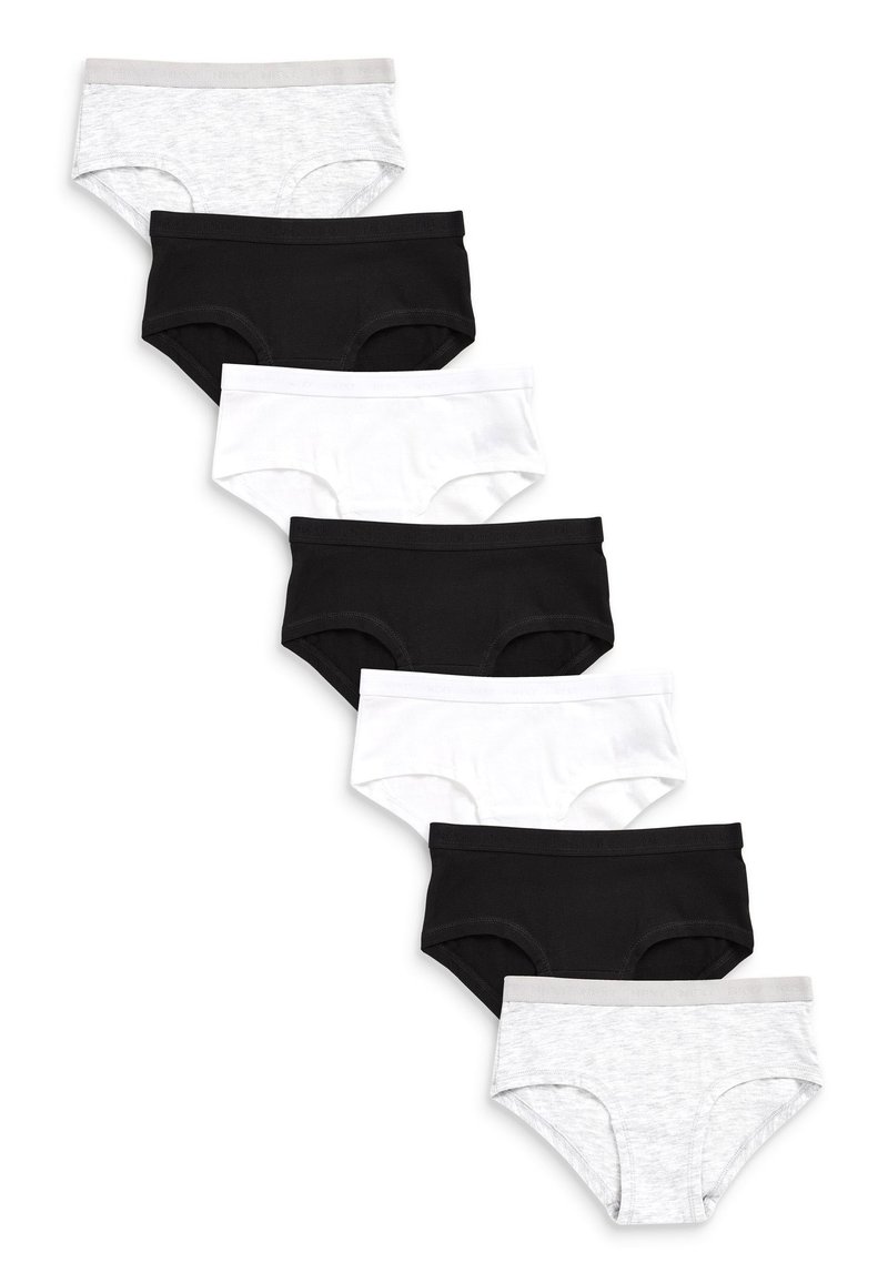 Next - 7 PACK - Alushousut - black white, Suurenna