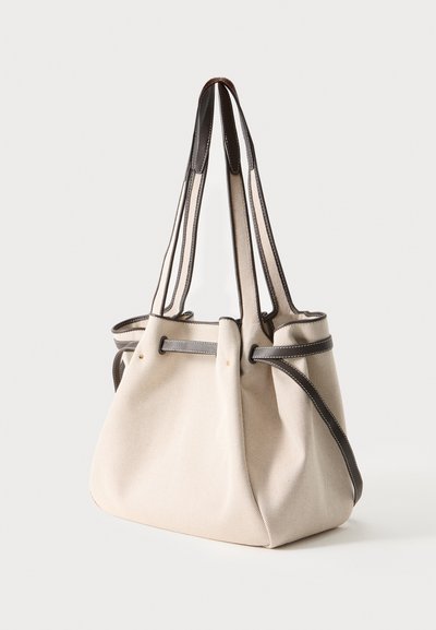 Tory Burch ROMY - Τσάντα Tote - almond/white