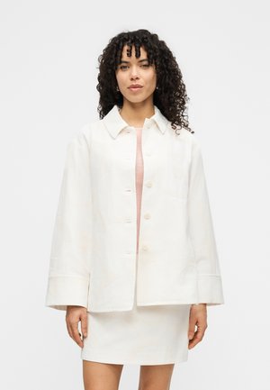 LADONTA UNIKKO SHIRT - Pogājama blūze - white/light grey