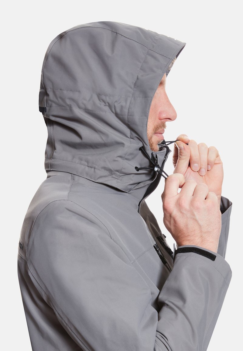 Herren Sportbekleidung | Jeff Green HARSTAD Regenjacke / wasserabweisende Jacke gunmetal/dunkelgrau - HX03546 Herren Sportbekleidung | Jeff Green HARSTAD Regenjacke / wasserabweisende Jacke gunmetal/dunkelgrau - HX03546