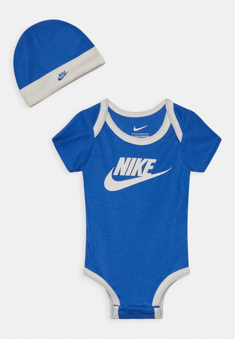 Nike Sportswear NIKE BABY 3 PIECE GIFT SET BODY BOOTIES & BEANIE UNISEX Huer game royal