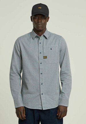 BRISTUM 2 LONG SLEEVE - Shirt - white bolt grey stripe