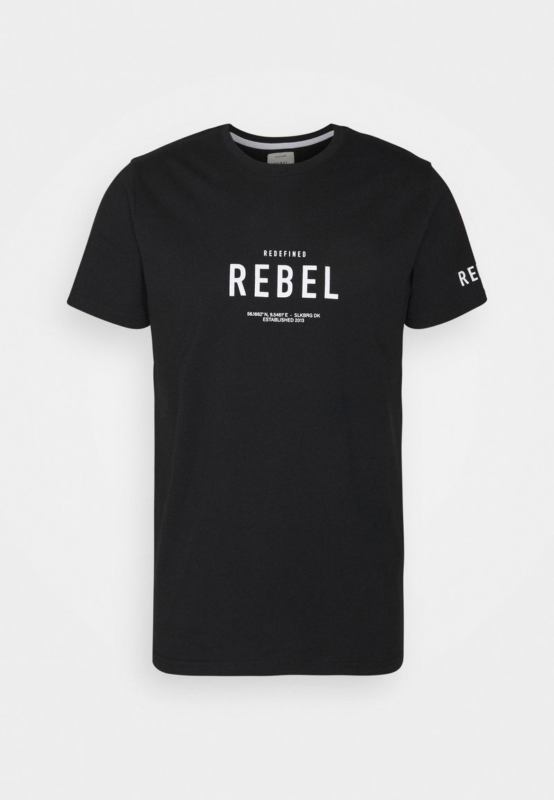 Redefined Rebel T-shirt print zwart