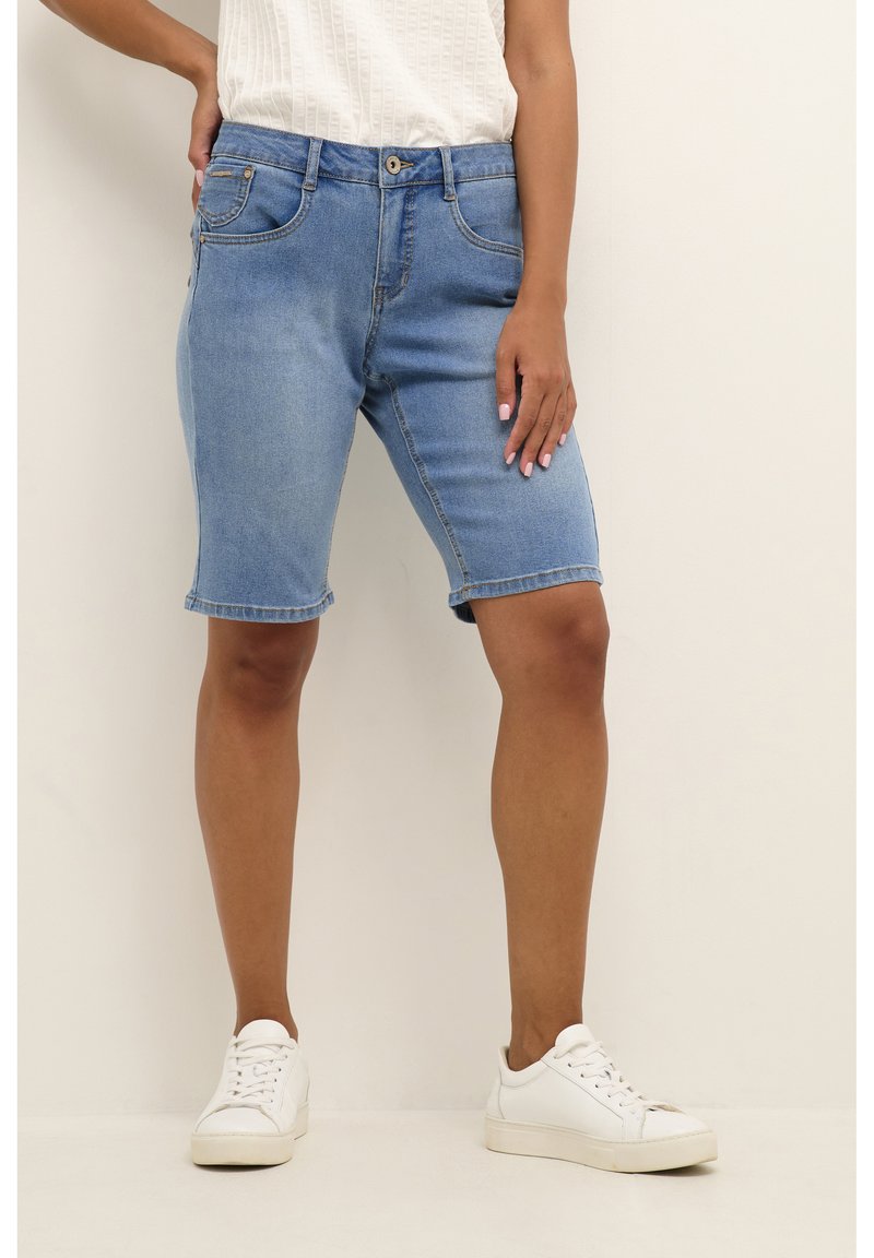 Cream CRLONE Denim shorts phonix light blue denim/blue denim