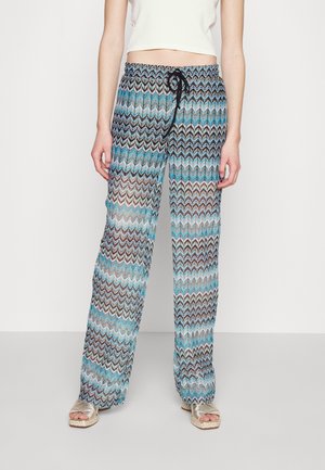 Stoffhose - turquoise