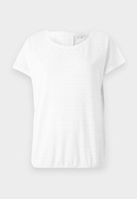 AJOUR CREW NECK - Basic T-shirt - whisper white