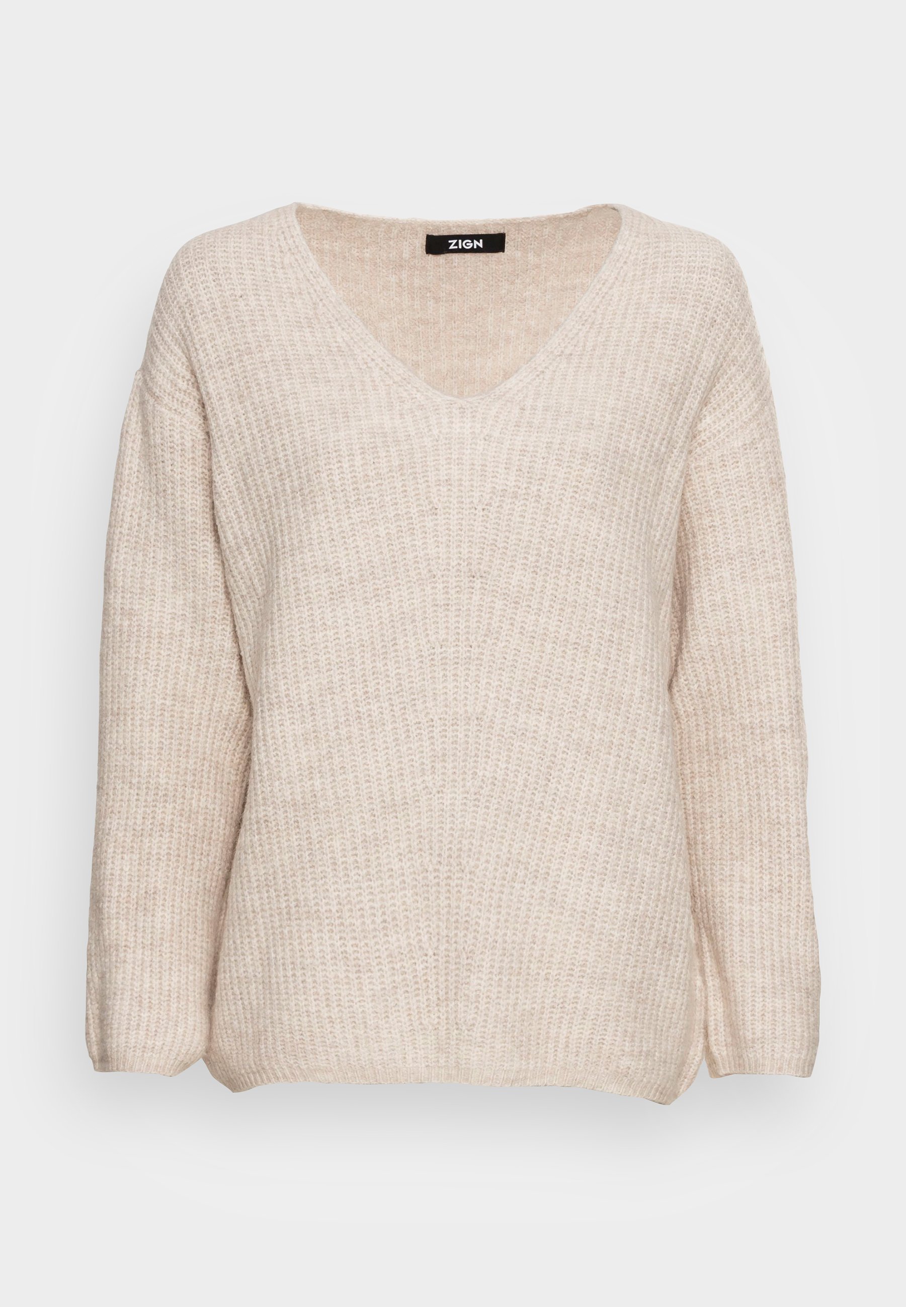 oversize cream sweater