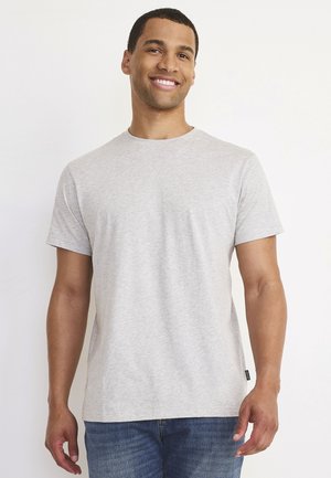 MIT RUNDHALS USA ORIGINALS - T-Shirt basic - light heather gray