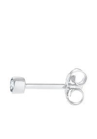 Elli SPARKLING BASIC - MIT KRISTALLEN VON SWAROVSKI® - Ohrringe - silberfarben
