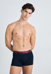 Tommy Hilfiger SIGNATURE TRUNK METALLIC 3 PACK - Boxer briefs - deep rouge/pri red/lazuli blue