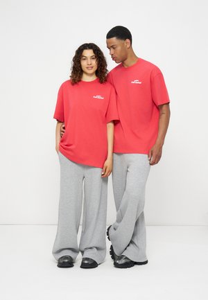 YOURTURN, 2 PACK - Pantaloni sportivi - light grey melange/mole