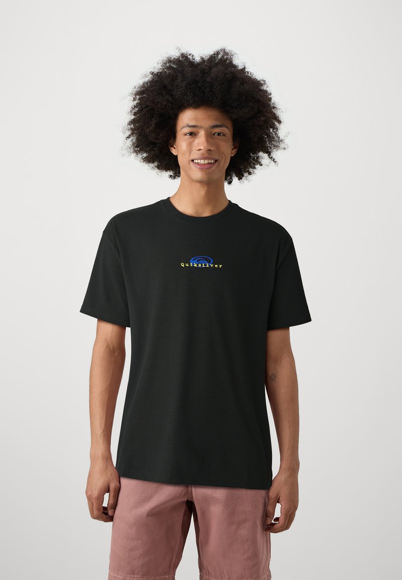 Quiksilver THERMAL LOGO UNISEX - T-shirt imprimé - black