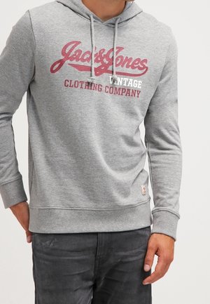 Jack & Jones Jersey con capucha - mottled light grey