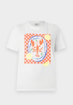JDY, JDYLIMA PRINT - T-shirt imprimé - cloud dancer