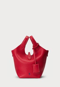POLO PLAY LEATHER SMALL TOTE & CROSSBODY - Ručna torba - cherry