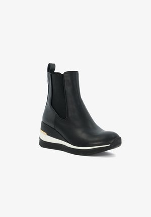 Dune London, Bottines compensées - black