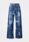 PAXLATIMES NEWS - Jeans Straight Leg - denim medium blue