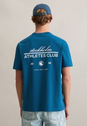 T-shirt print - coastal blue