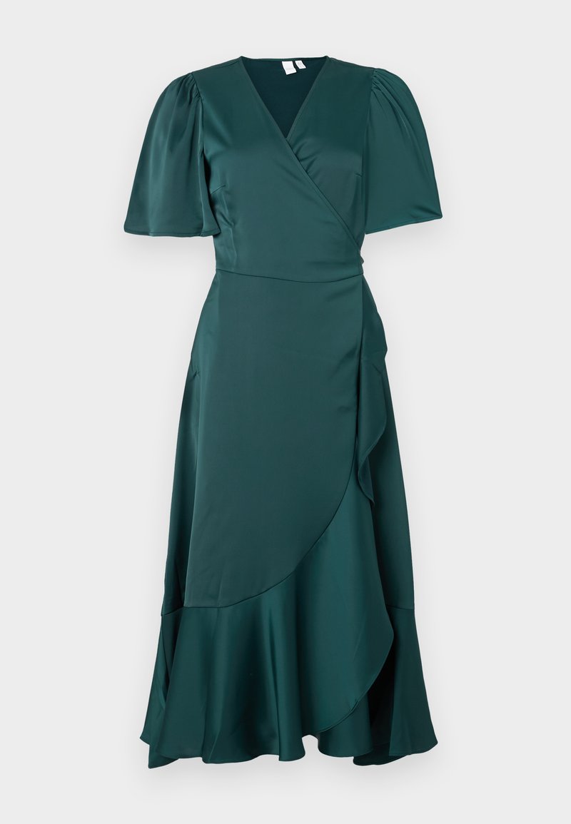 YAS Cocktailjurk donkergroen