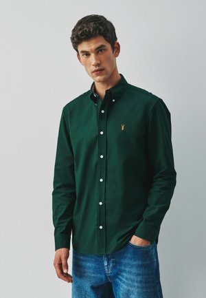 Next, SLIM FIT - LONG SLEEVE OXFORD SHIRT . - Skjorter - green