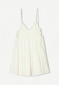 TEXTURED WITH TRIM MINI - Dnevna haljina - beige