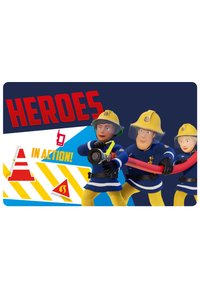Fireman Sam BROTDOSE - HEROES IN ACTION - LUNCHBOX BUTTERBROTDOSE MIT TRENNWAND - Brotdose - blau
