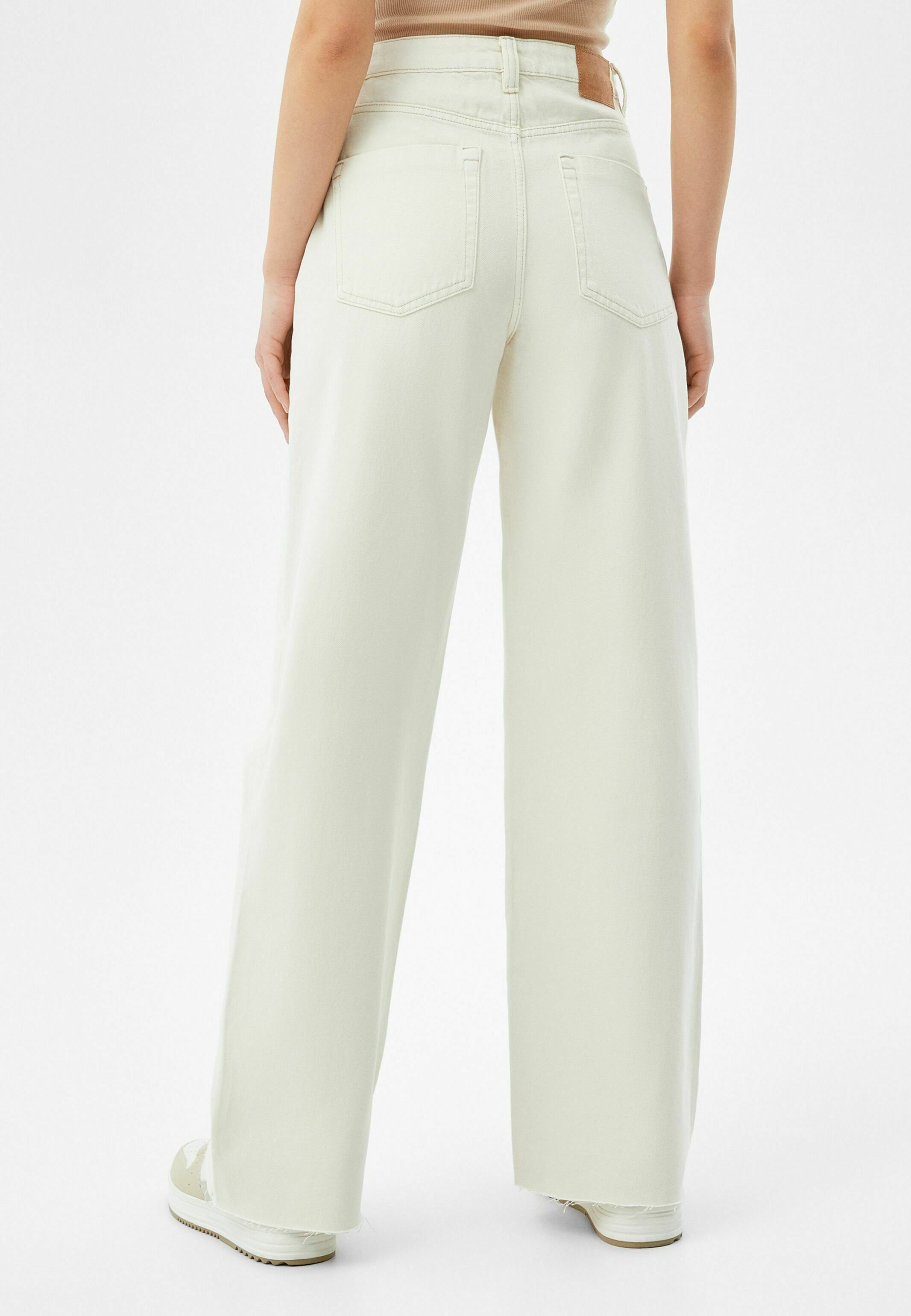 Bershka WIDE LEG TWILL - Pantalon 