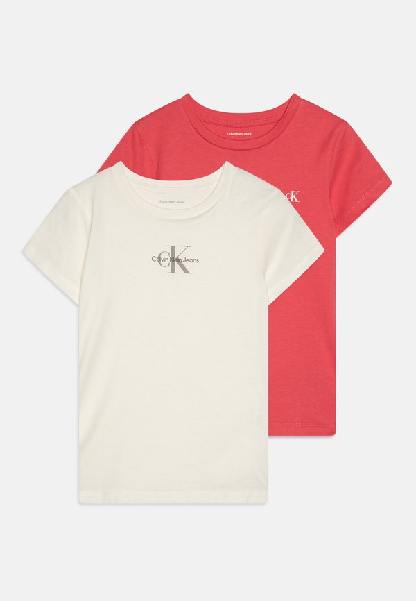 SLIM MONOLOGO 2 PACK - Print T-shirt