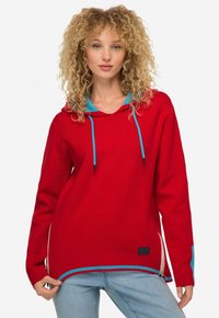 LAURASØN DOUBLEFACE - Sweat à capuche - red