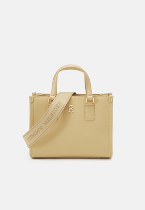 Tommy Hilfiger MONOTYPE MINI TOTE - Bolso de mano - harvest wheat