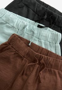 Next 3 PACK LIGHTWEIGHT - Träningsbyxor - mineral blue tan brown charcoal grey