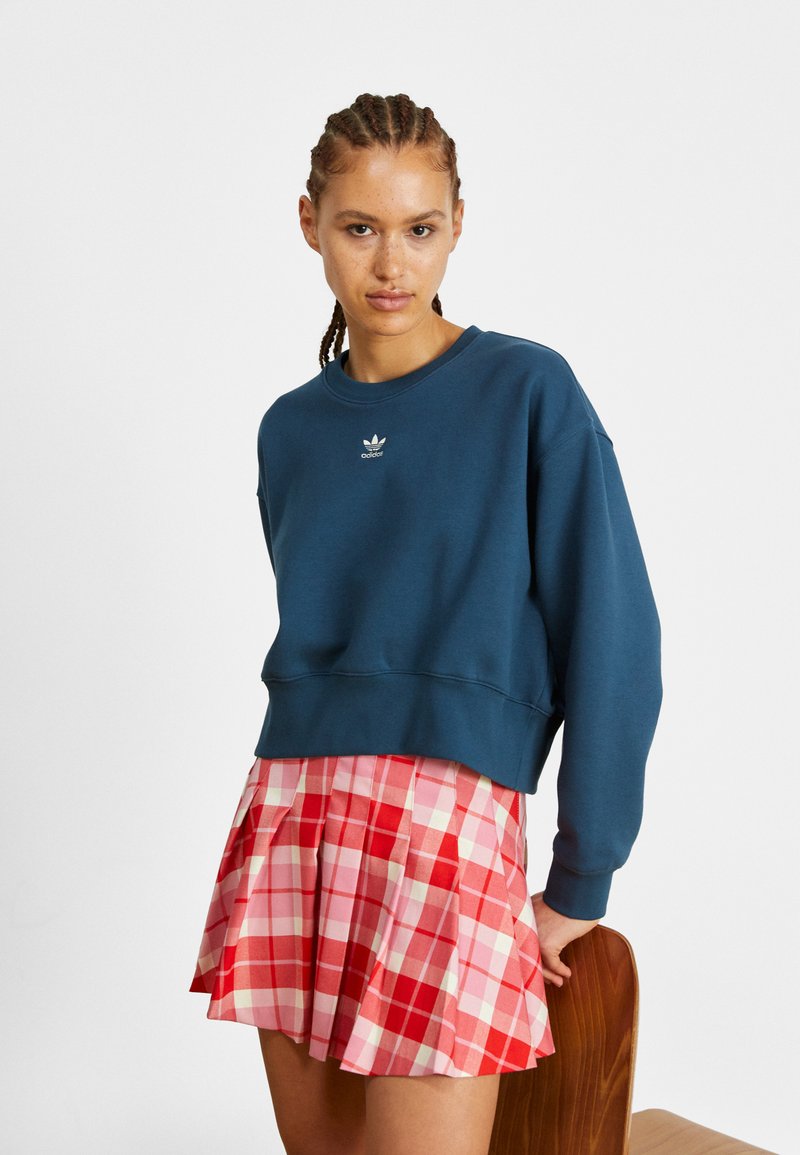 adidas Originals ADICOLOR ESSENTIALS CREW Mikina arctic night/modrá