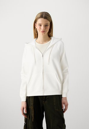 GAP NEW HOODIE - Mikina na zip - off white