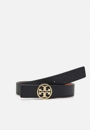 MILLER REVERSIBLE BELT - Bælter - black/classic cuoio/gold